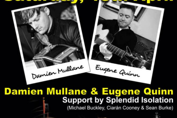 Tullamore Trad Fest: Damien Mullane and Eugene Quinn Tullamore Trad Fest: Damien Mullane and Eugene Quinn