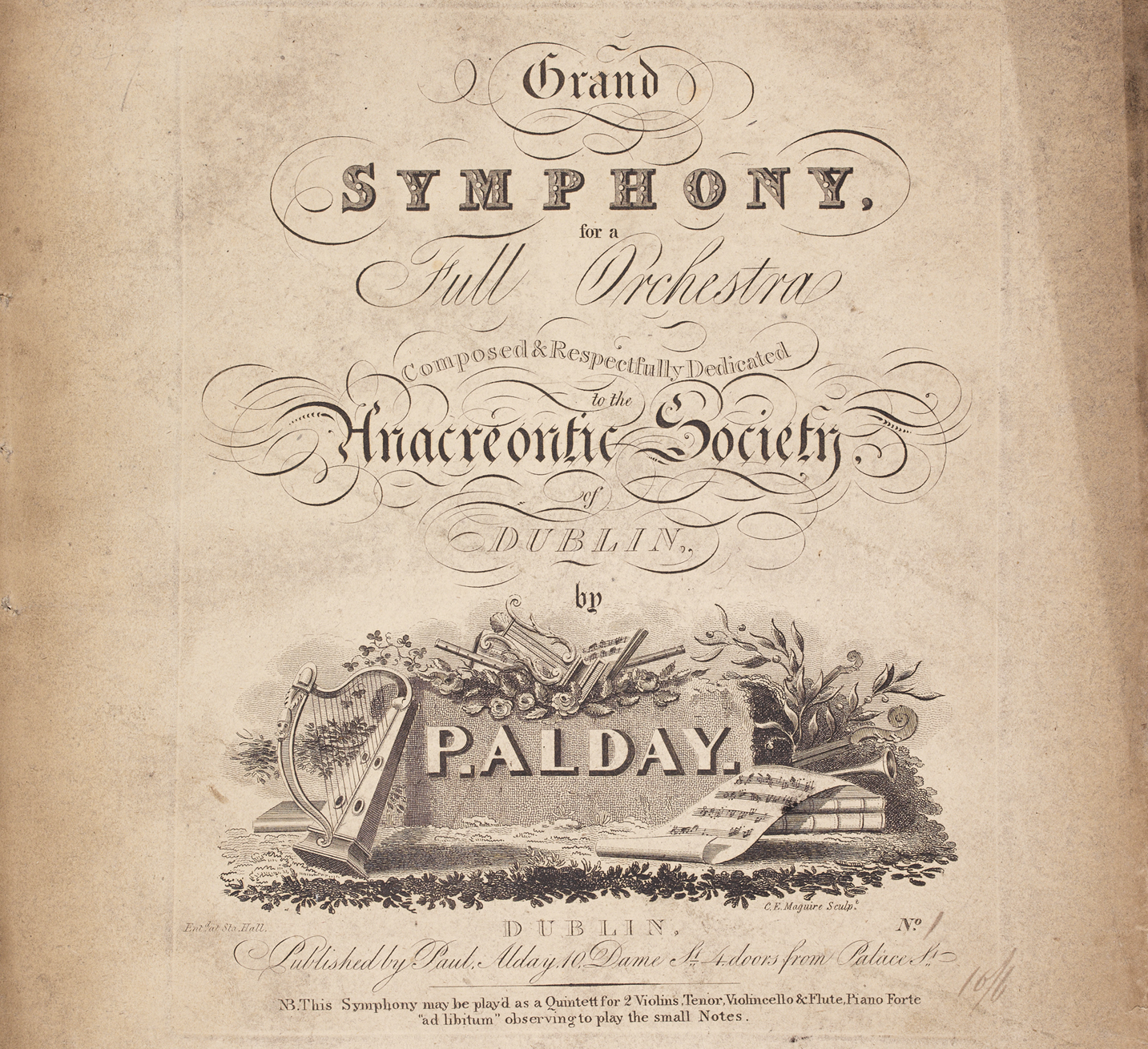 Discovery of Ireland&#039;s First Symphony Inspires Dublin Symposium