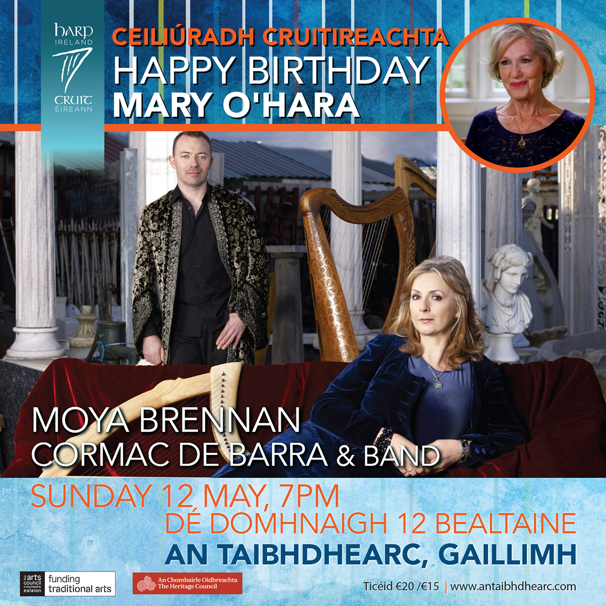 Ceiliúradh Cruitireachta – Happy Birthday Mary O’Hara