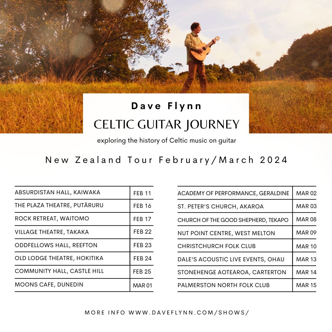 Dave Flynn - Celtic Guitar Journey (New Zealand Tour)