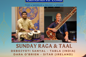 Indian classical sitar and tabla