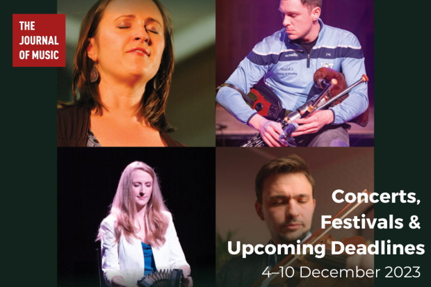 Concerts, Festivals &amp; Upcoming Deadlines (4–10 December 2023)