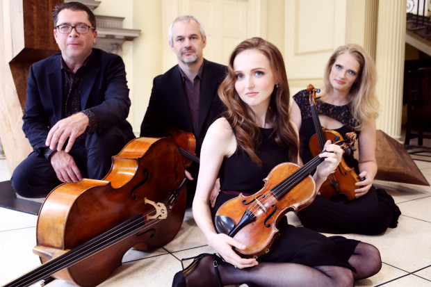 The Esposito Quartet with Redmond O’Toole (8-string Brahms guitar) The Esposito Quartet with Redmond O’Toole (8-string Brahms guitar)