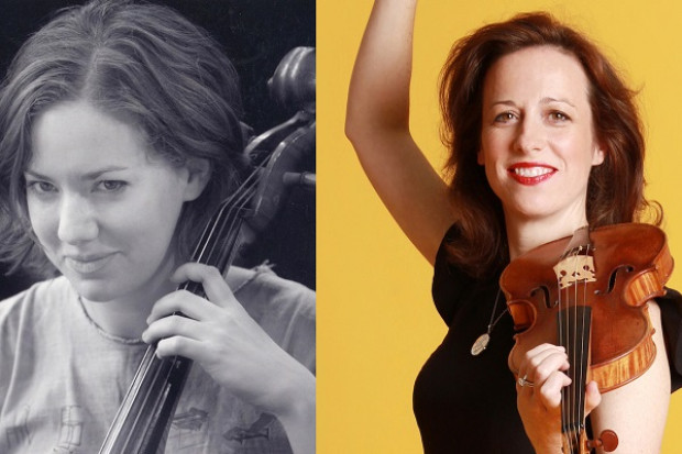 Bach duos with violinist Claire Duff and cellist Sarah McMahon