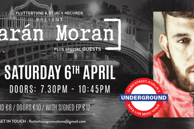 Ciarán Moran Headlines The Undeground Venue Dublin
