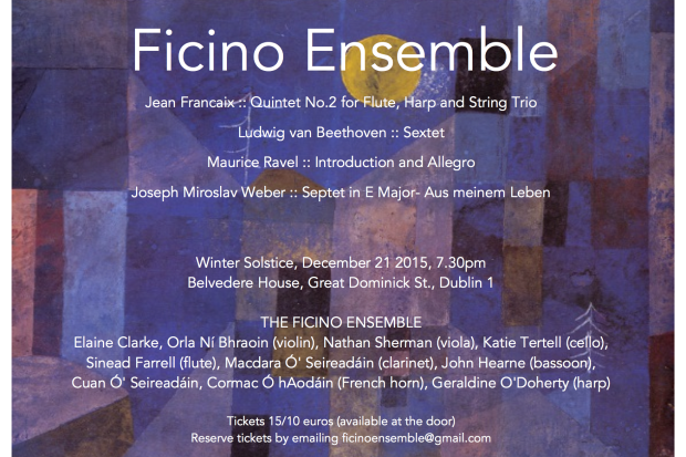 Ficino Ensemble Winter Solstice Concert