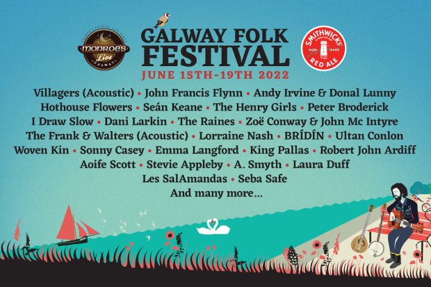 John Francis Flynn, I Draw Slow, Ultan Conlon, Dani Larkin, Woven Kin, Sonny Casey @ Galway Folk Festival 2022