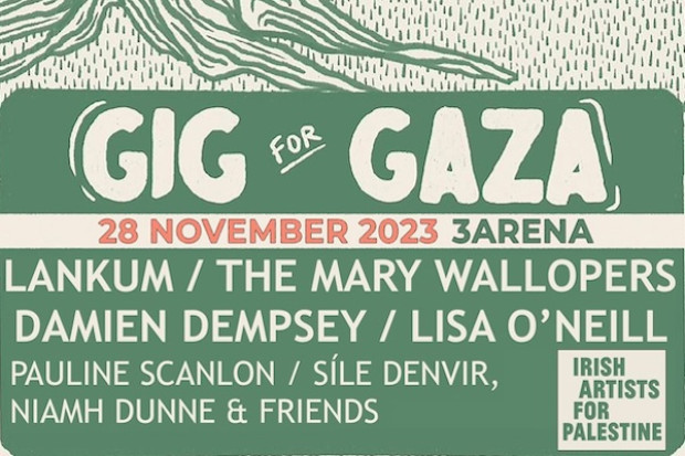 Gig for Gaza: Lankum, The Mary Wallopers, Damien Dempsey, Lisa O&#039;Neill and more