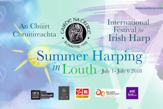 Rising Harp Stars: Louth Music Generation harp ensemble led by Deirdre Ní Bhuachalla @ An Chúirt Chruitireachta – International Festival for Irish Harp