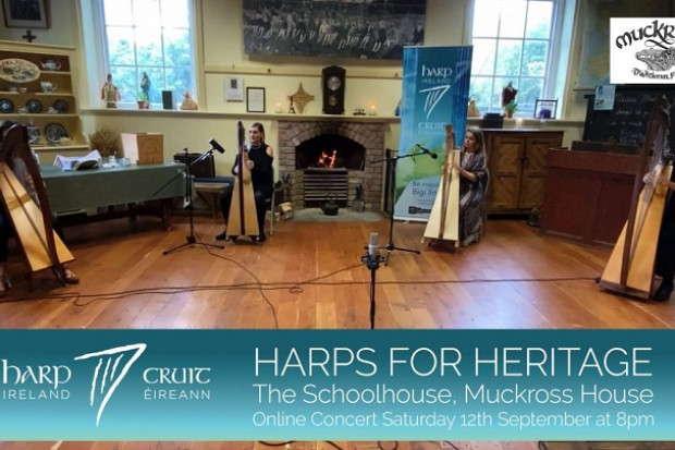 Harps for Heritage with Aoife Blake, Fiana Ní Chonaill, Reidun Schlesinger and Aisling Lyons 
