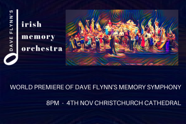 Dave Flynn&#039;s Irish Memory Orchestra - The Memory Symphony (World Premiere) with Máirtín O&#039;Connor
