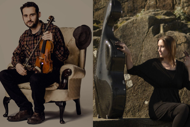 Sundays@Noon Online : Kate Ellis- cello, Adrian Hart - fiddle