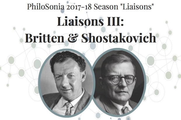 PhiloSonia presents “Liaisons III: Britten &amp; Shostakovich”