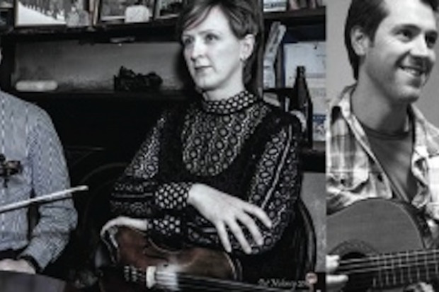 Liam Flannagan (fiddle), Claire O&#039;Loughlin (fiddle), Jim Murray (guitar)