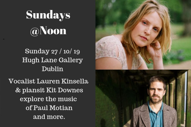 Sundays@Noon : Lauren Kinsella, vocals and Kit Downes, piano