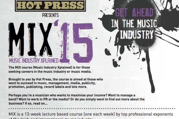 MIX (Music Industry Explained) Course 2015