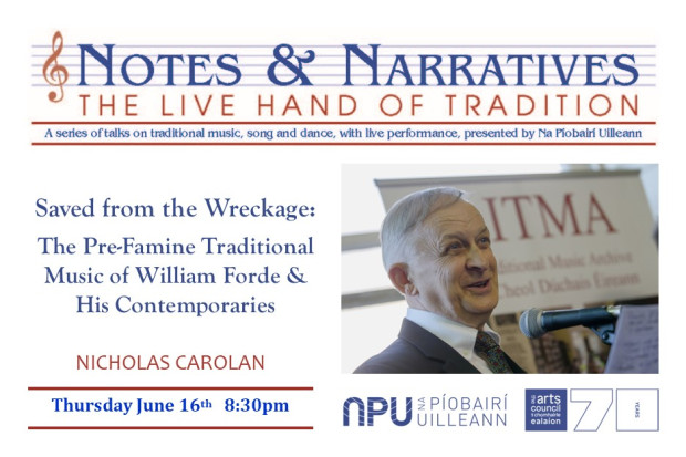 Notes &amp; Narratives - Nicholas Carolan: &#039;Saved from the Wreckage&#039;  The Pre-Famine Traditional Music of William Forde &amp; His Contemporaries