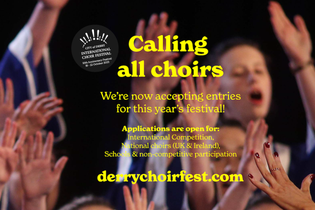 Call for Choirs: City of Derry International Choir Festival