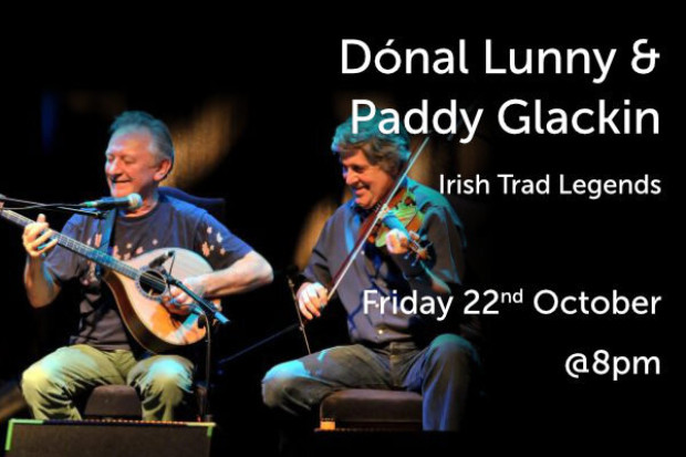 Dónal Lunny &amp; Paddy Glackin LIVE at the Irish Institute of Music and Song